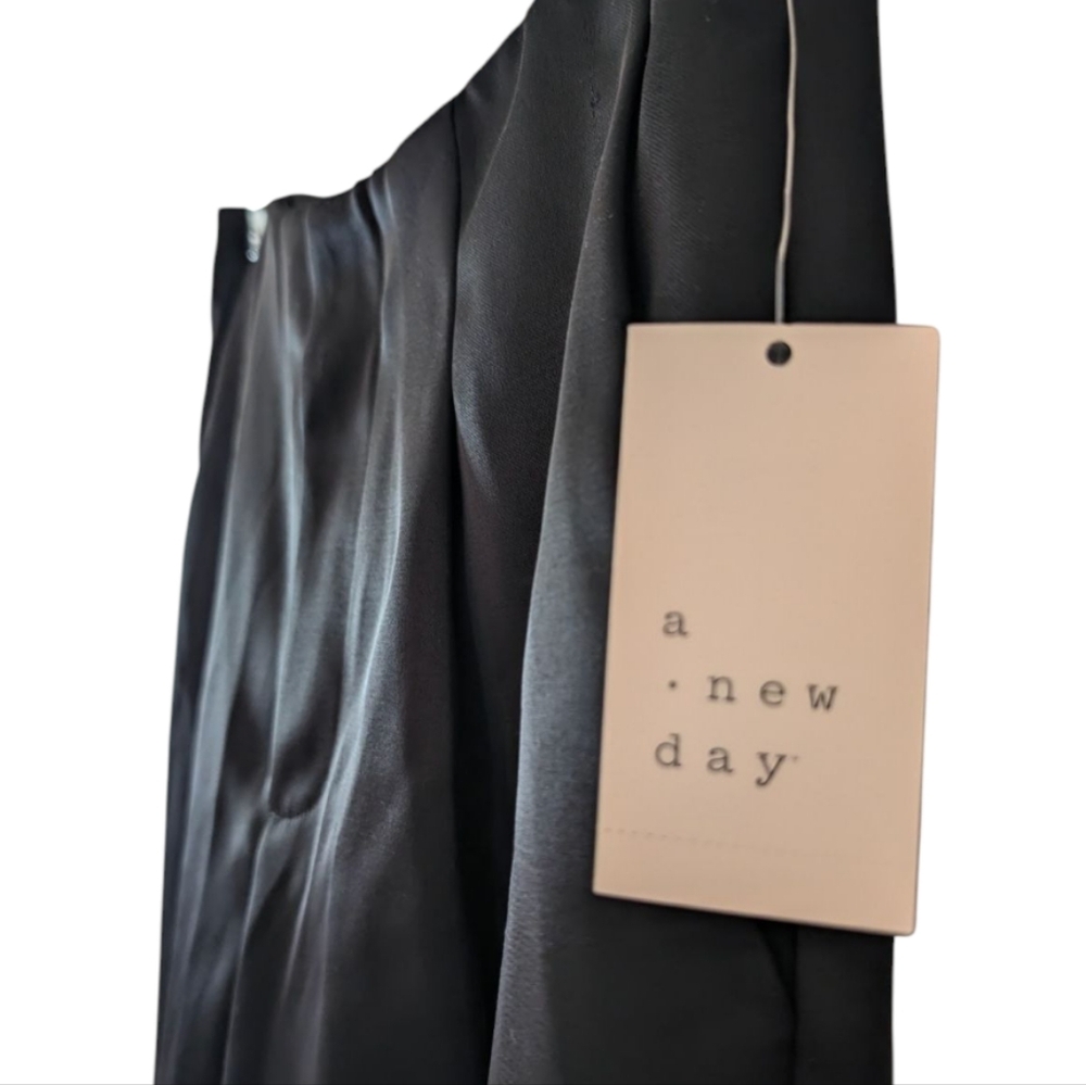 *Final Price Drop* A New Day NWT Black Satin Trousers Sz 8 - Picture 5 of 10